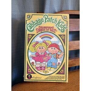 Vintage Cabbage Patch Kids Colorforms Dress Up Play Set 1983 New & Sealed